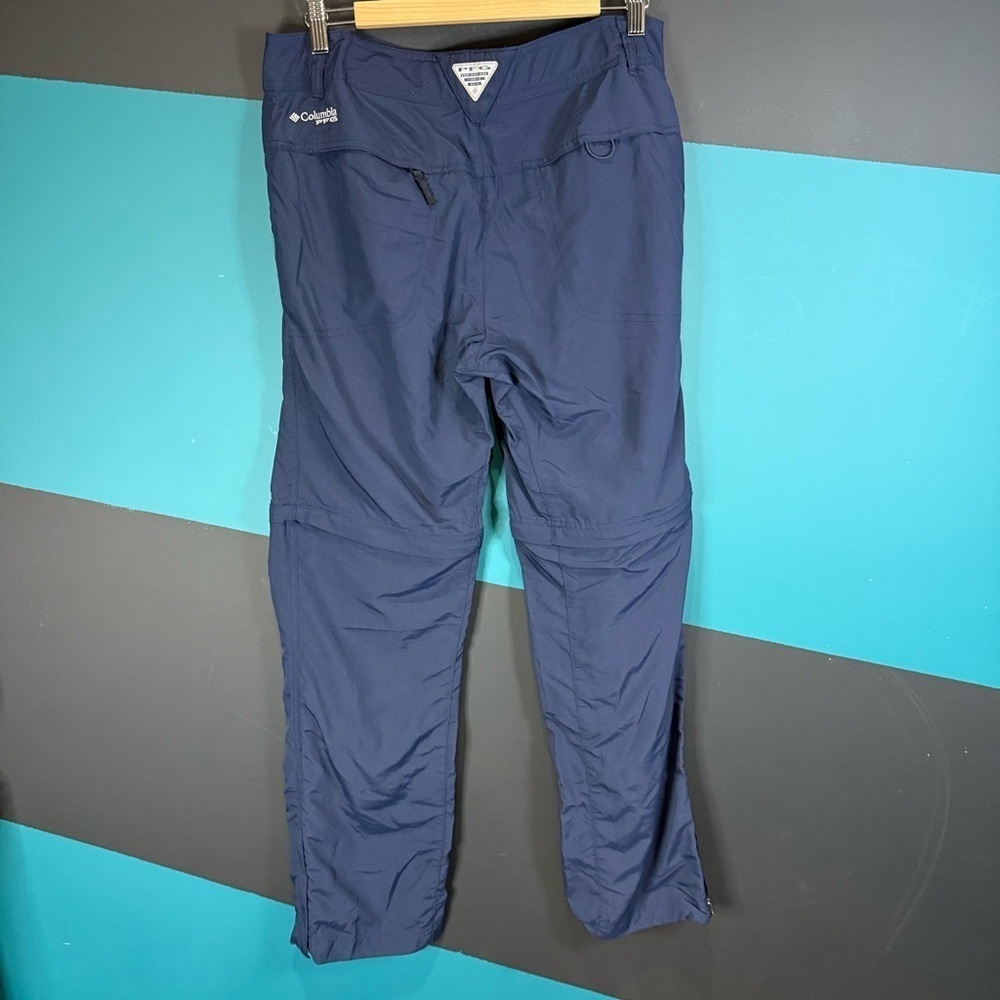 Columbia PFG Pants Womens Blue Convertible Omni Shade Fishing Pants